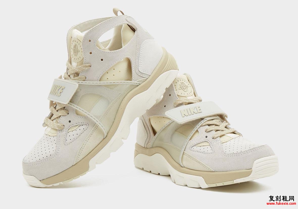 Nike Air Trainer Huarache “Sail/Khaki” 将于 2025 年春季发布 货号：IB7678-100