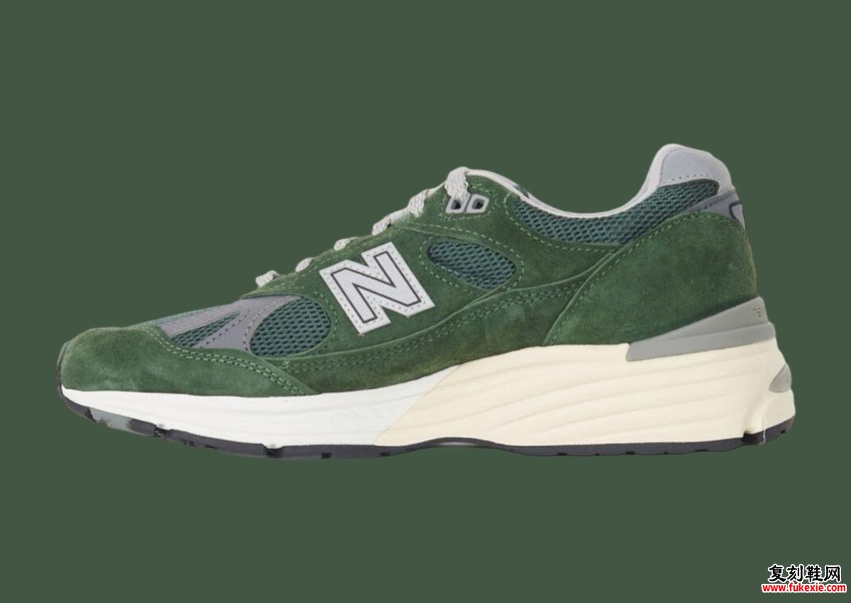 NEW BALANCE 991V2“KOMBU GREEN”将于 2024 年秋季发售 货号：U991GR2