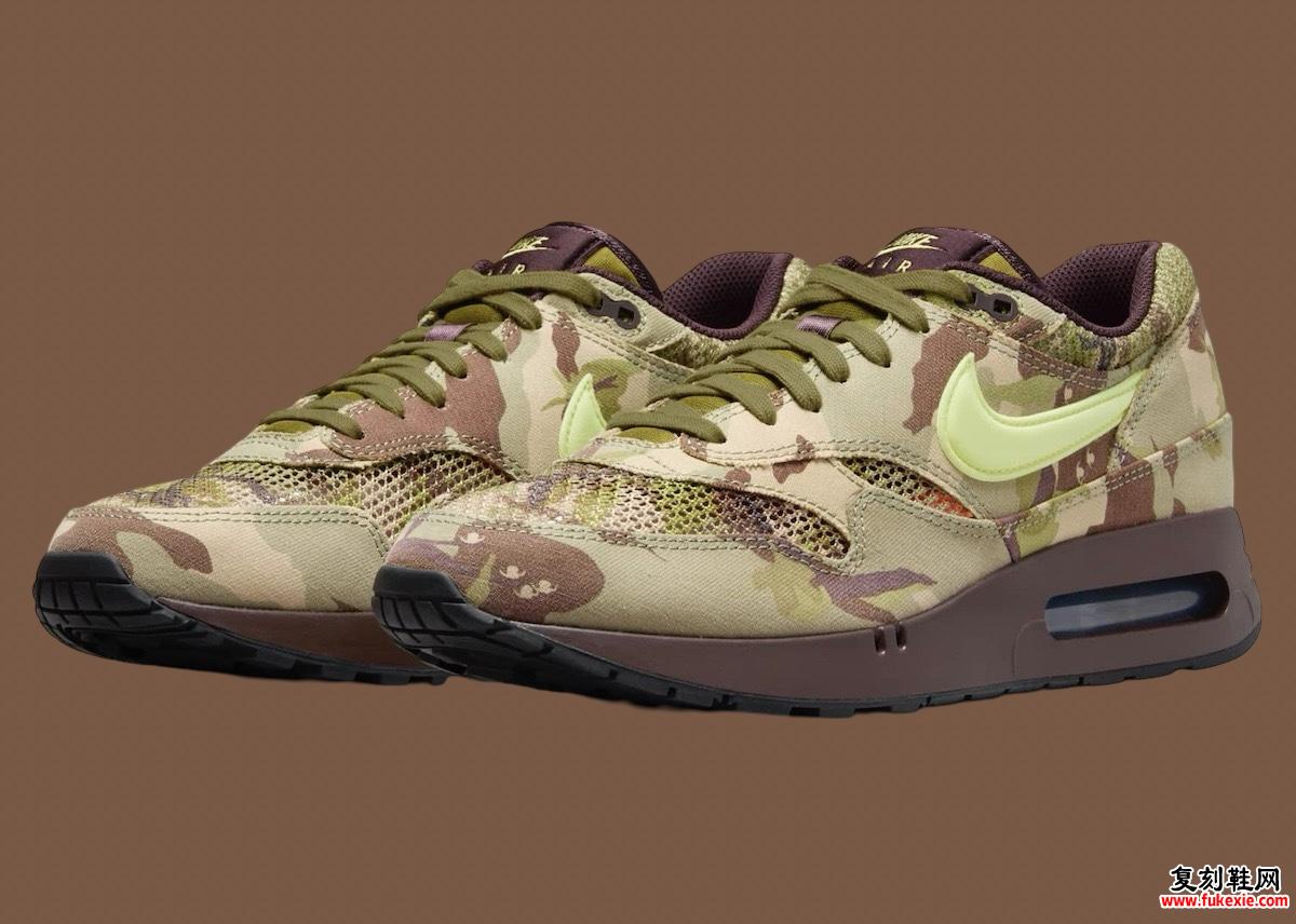 NIKE AIR MAX 1 '86 “CAMO” 2024 秋季发售 货号： FN8358-200