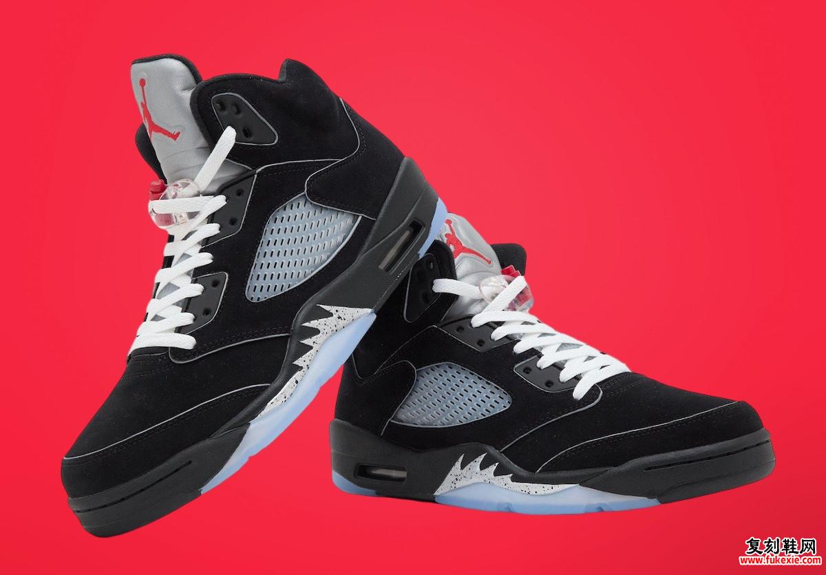 Air Jordan 5 “Black Metallic Reimagined” 将于 2025 年 2 月发布 货号：HF3975-001