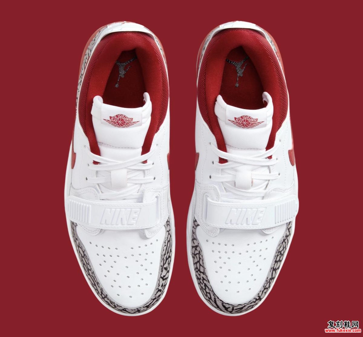 Jordan Legacy 312 Low “Gym Red” 将于 2024 年秋季发布 货号：FQ7827-106