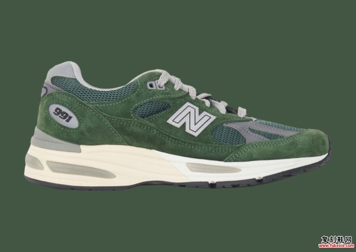 NEW BALANCE 991V2“KOMBU GREEN”将于 2024 年秋季发售 货号：U991GR2