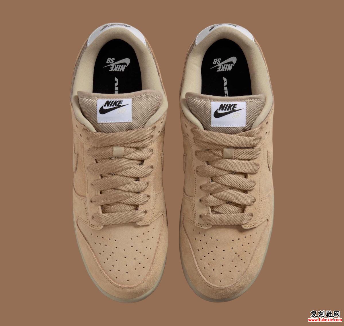 Nike SB Dunk Low Pro B “Parachute Beige” 2025 年 1 月发布 货号：HJ0367-200