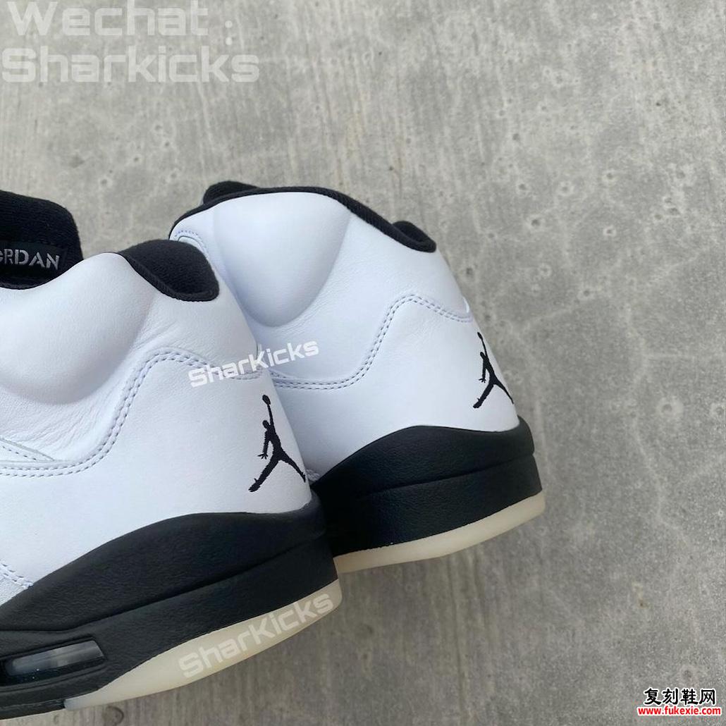 AIR JORDAN 5 “WHITE/BLACK” 将于 2024 年 12 月发售 货号：DD0587-110