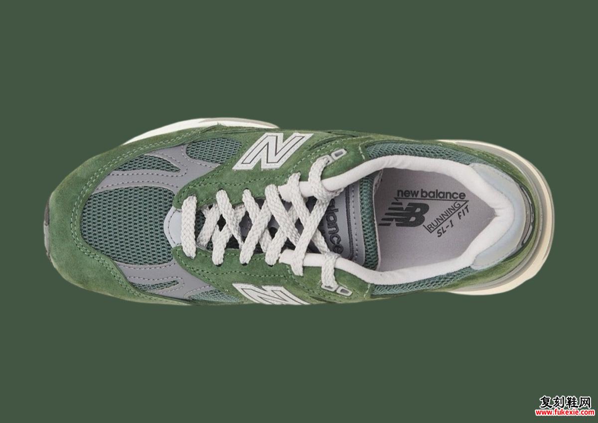 NEW BALANCE 991V2“KOMBU GREEN”将于 2024 年秋季发售 货号：U991GR2