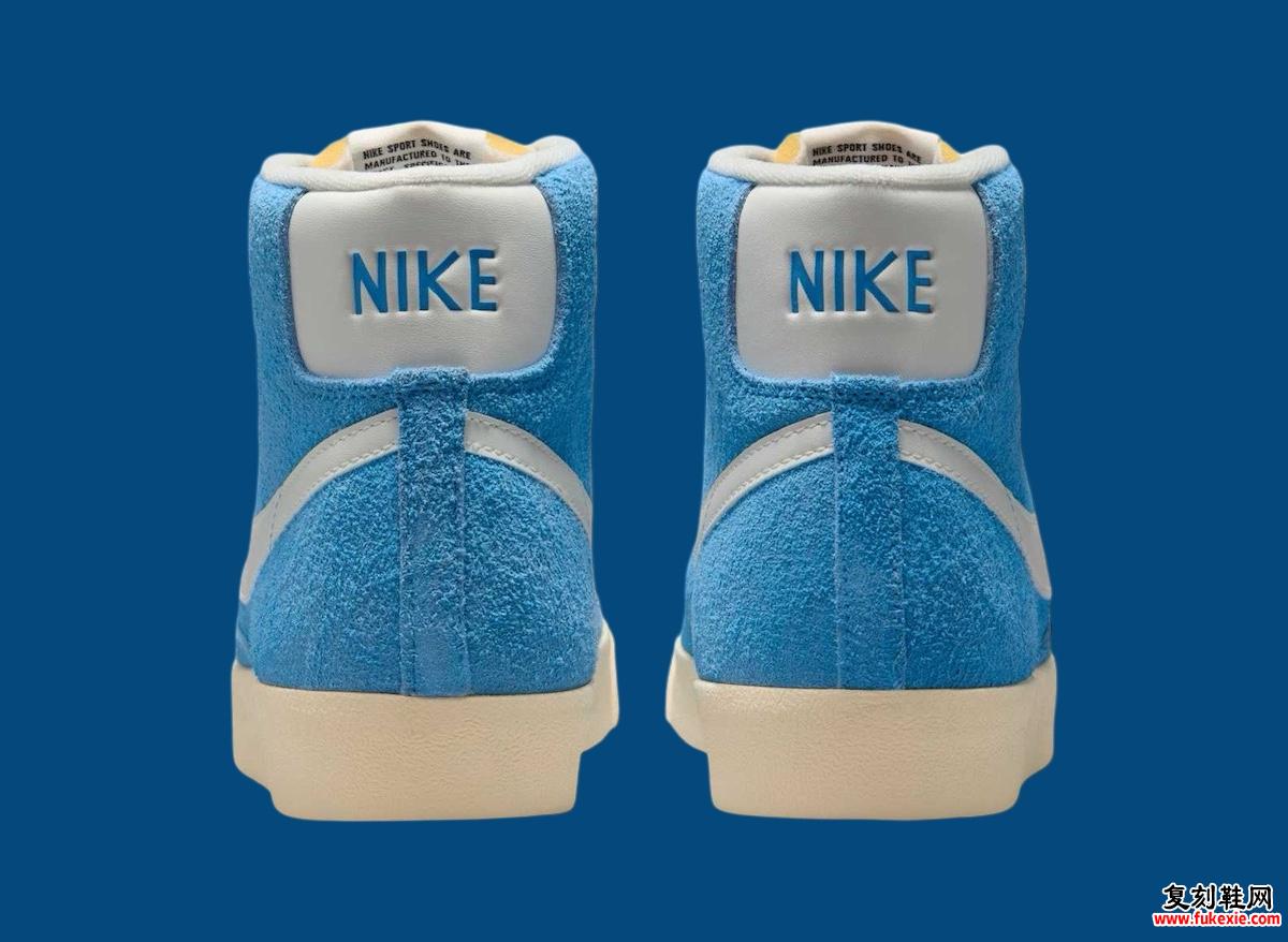 Nike Blazer Mid '77 “University Blue” 将于 2025 年春季发布 货号：HF3157-400