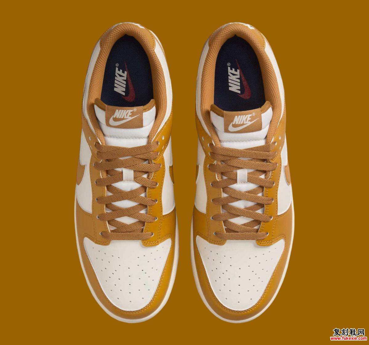 Nike Dunk Low “Pale Ivory/Wheat” 现已上市（2025 年 1 月）货号：HF5441-108