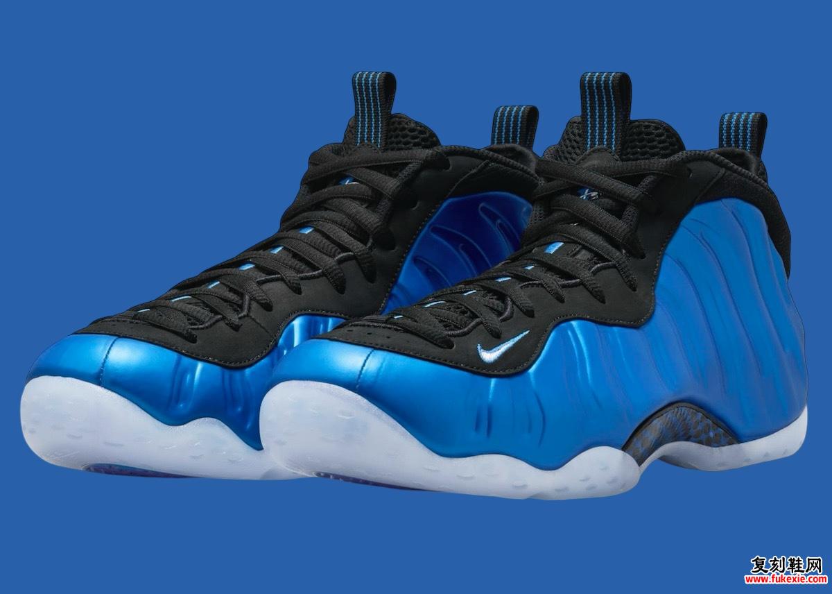 NIKE AIR FOAMPOSITE ONE “DARK NEON ROYAL” 2024 年 9 月发售 货号：FQ8181-511