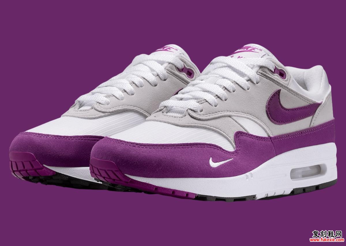 Nike Air Max 1 '87 “Bold Berry” 将于 2025 年春季发布 货号：HF1194-101