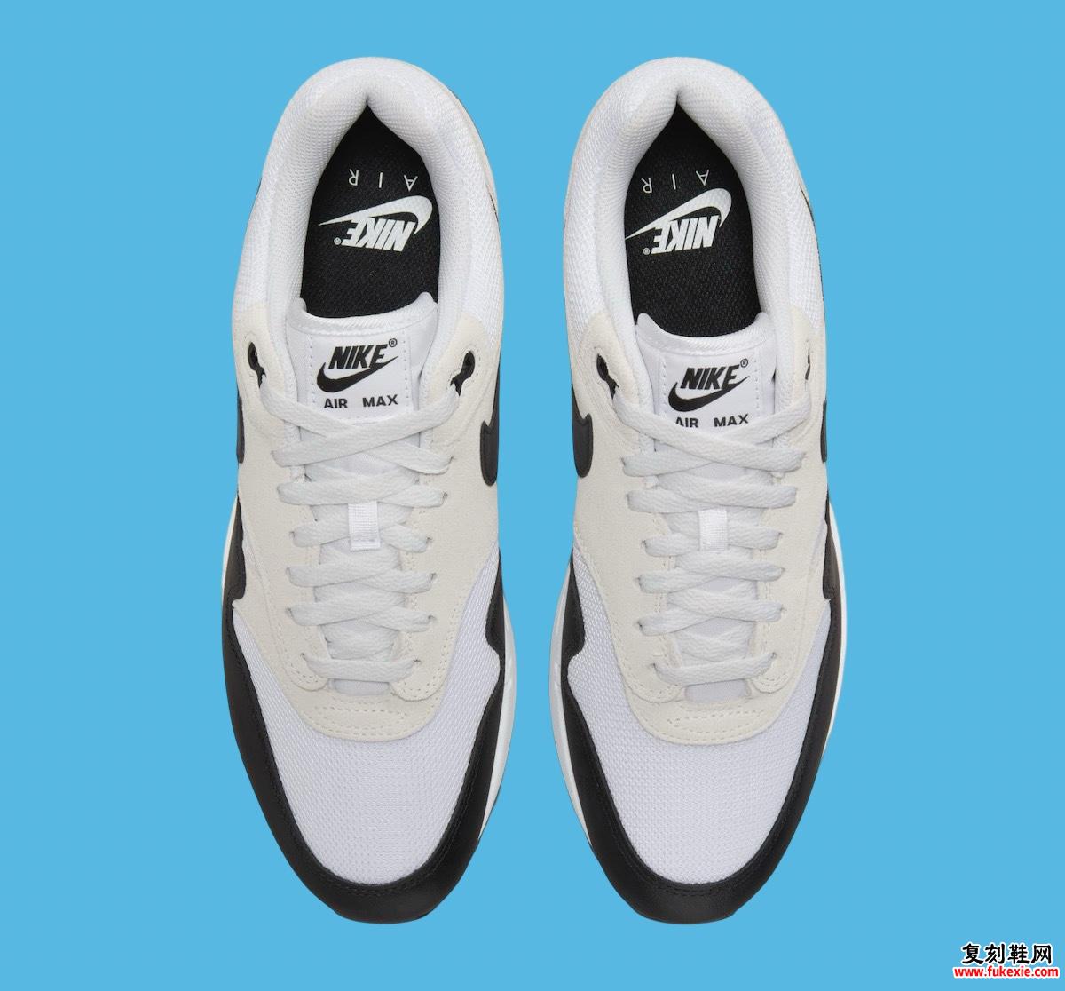 NIKE AIR MAX 1 “白色/黑色” 2024 年秋季发售 货号：FZ5808-101