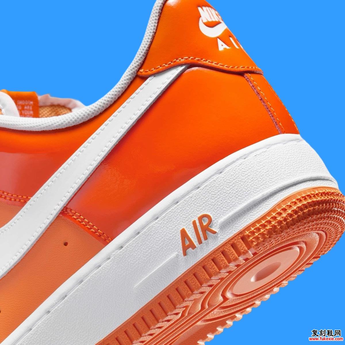 Nike Air Force 1 Low 专利“Safety Orange”现已上市（2024 年 12 月）