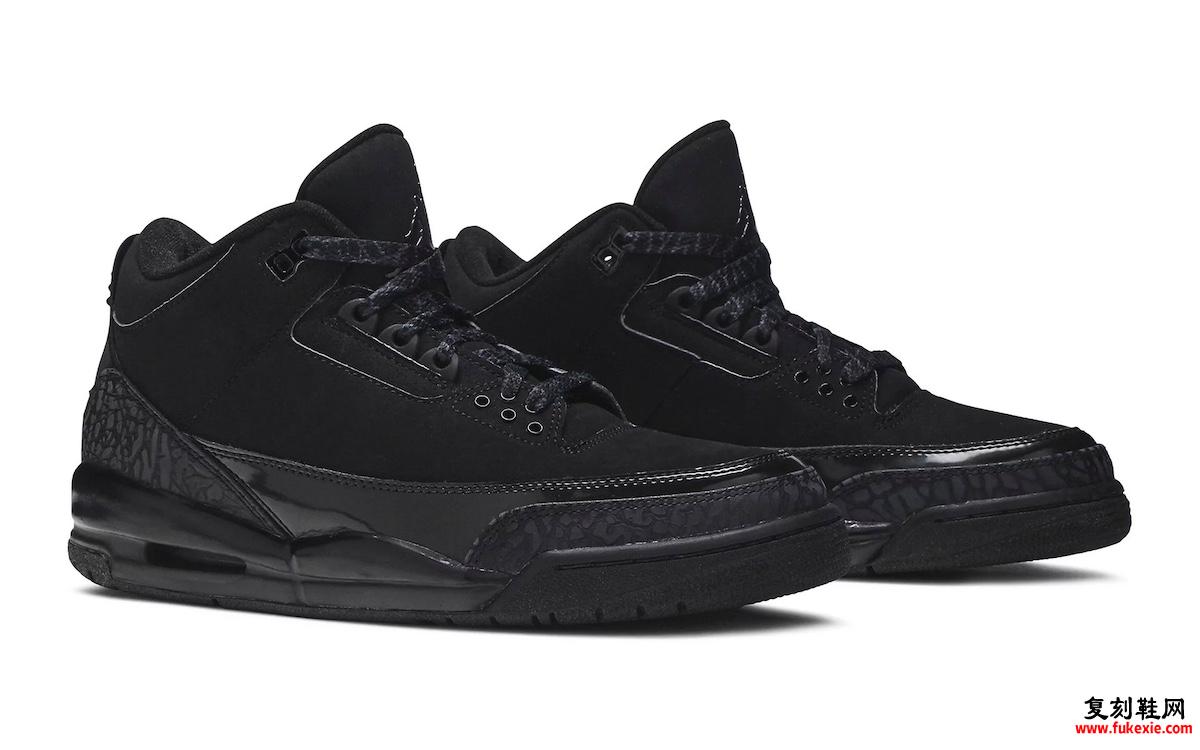 AIR JORDAN 3 “BLACK CAT”“黑猫” 将于 2025 年 1 月回归 货号：CT8532-001