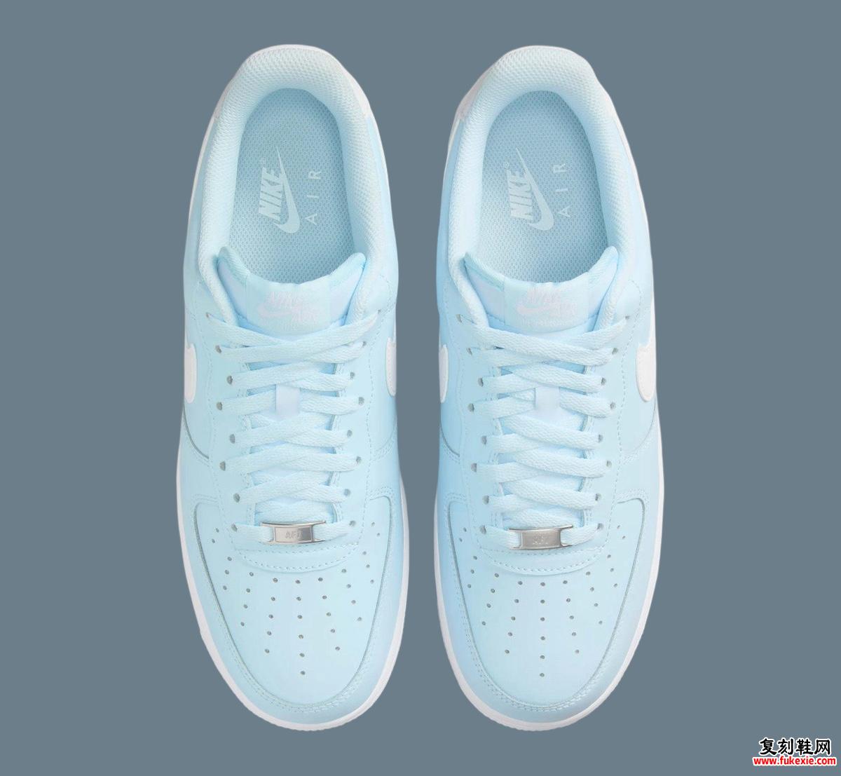 Nike Air Force 1 Low “Glacier Blue” 将于 2025 年春季发布 货号：FJ4146-400