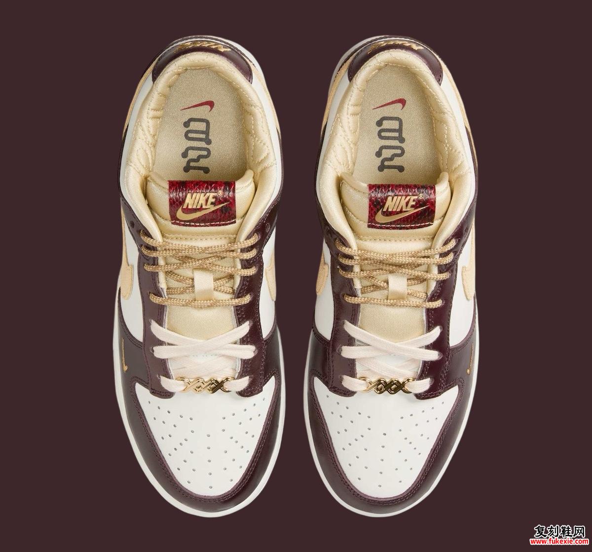 女士 Nike Dunk Low “Year of the Snake” 将于 2025 年春季发布 货号：HV5991-171