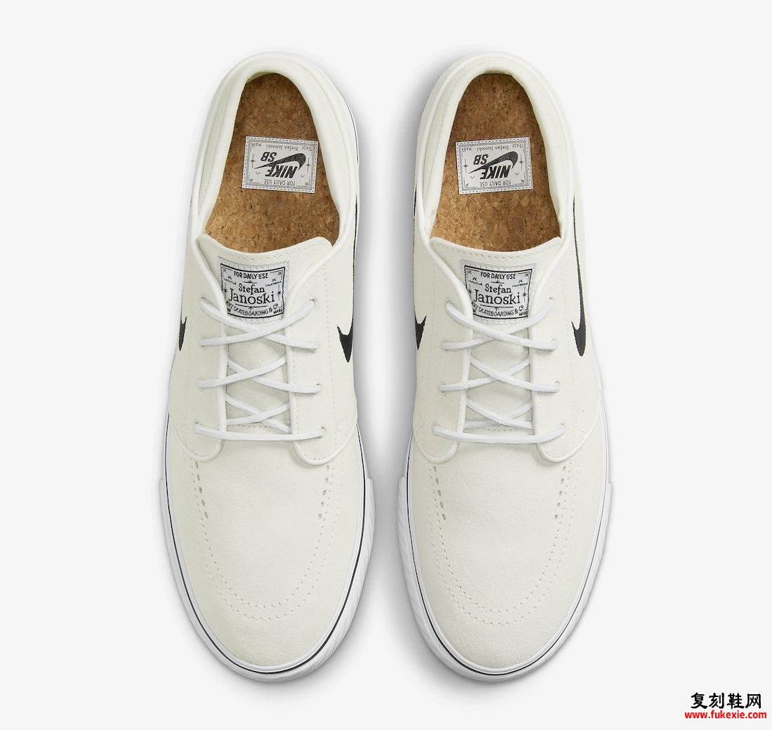 耐克SB ZOOM JANOSKI OG+“SUMMIT WHITE”将于2024年春季发布 货号：FD6757-100