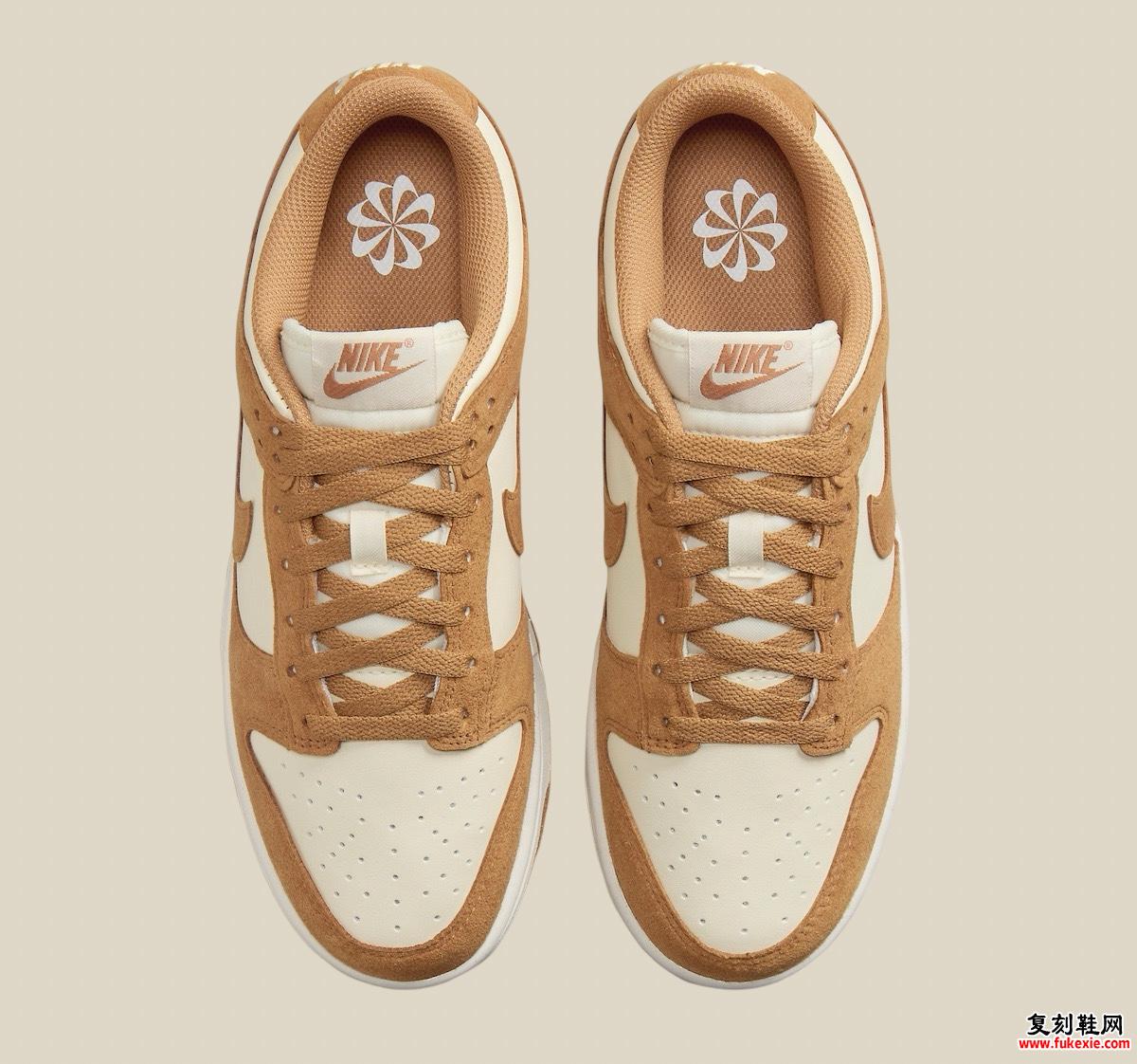 NIKE DUNK LOW NEXT NATURE“FLAX SUEDE” 将于 2024 年秋季发售